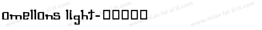 Omellons Light字体转换